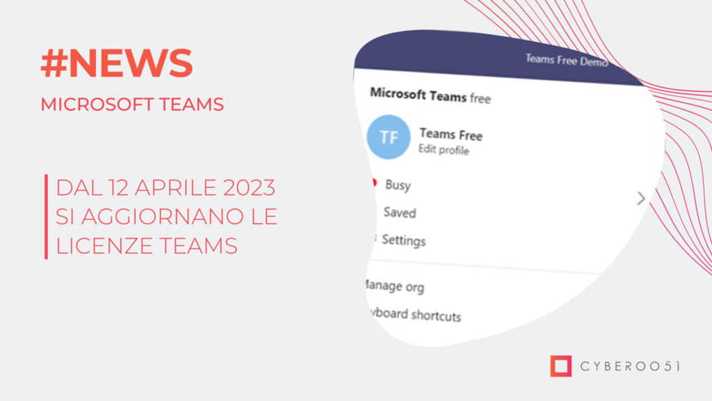Microsoft teams aggiornamento licenze
